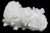 Stilbite and Apophyllite Crystals on Mordenite - India #168743-1